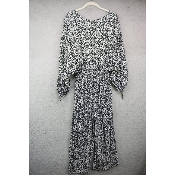 Umgee USA Dolman Balloon Sleeves Jumpsuit-Medium-Wide Legs-Boho - Picture 9 of 12